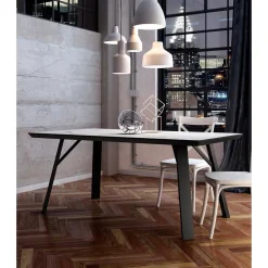 Mesa de Comedor Rectangular Fija de 160 cm BALTIC CNG001N