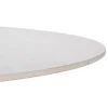Mesa de Comedor Redonda Blanca y Natural120 cm 612351