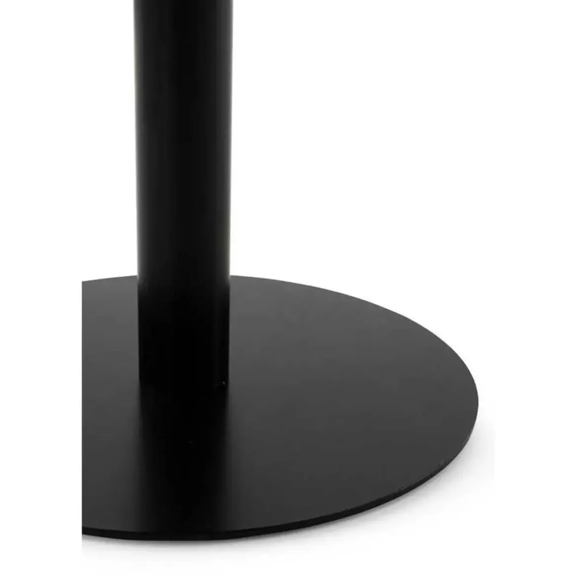 Mesa de Comedor Redonda 100 cm Fresno con Pie Central Metálico GABAR 11454