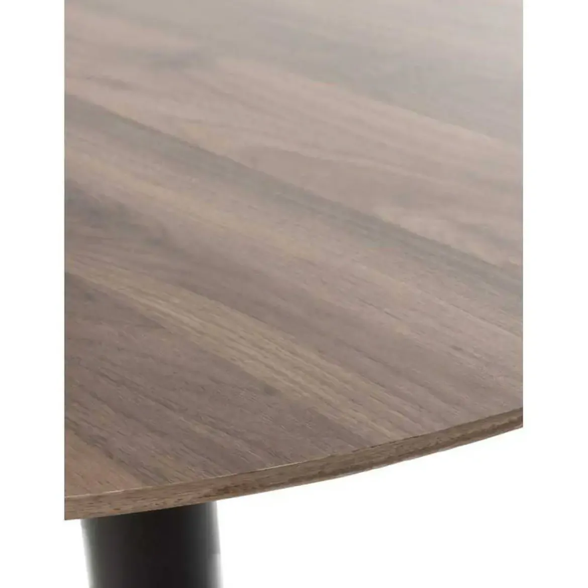 Mesa de Comedor Redonda 80 cm Fresno con Pie Central Metálico GABAR 11451
