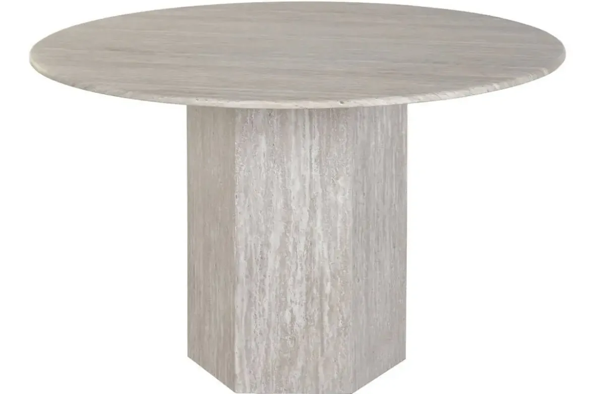 Mesa de Comedor Redonda con Granito y Base MDF MB-223069