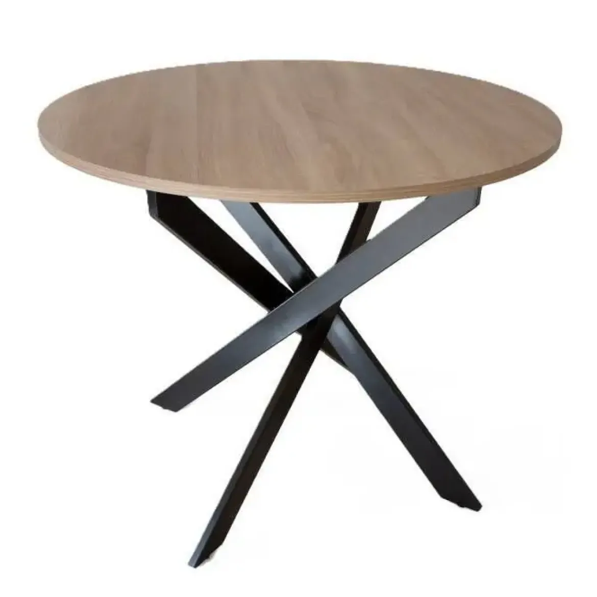 Mesa de Comedor Redonda con Patas de Metal NEXO