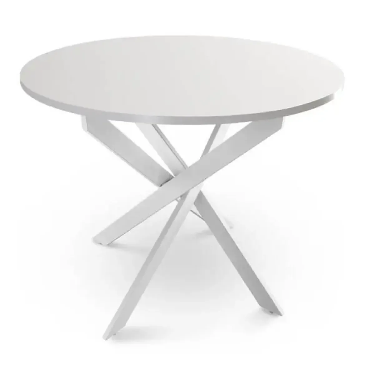 Mesa de Comedor Redonda con Patas de Metal NEXO