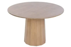 Mesa de Comedor Redonda de Abeto y MDF 120 cm MB-230872