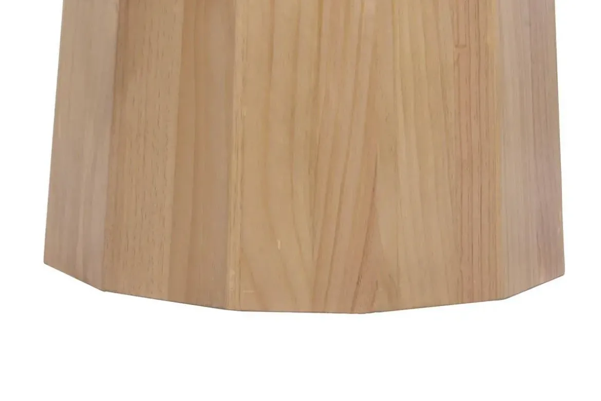 Mesa de Comedor Redonda de Abeto y MDF 120 cm MB-230872