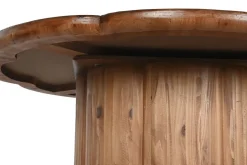 Mesa de Comedor Redonda de Madera Natural MB-211830