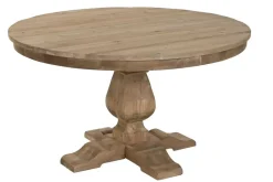 Mesa de Comedor Redonda de Madera Reciclada MB-219474