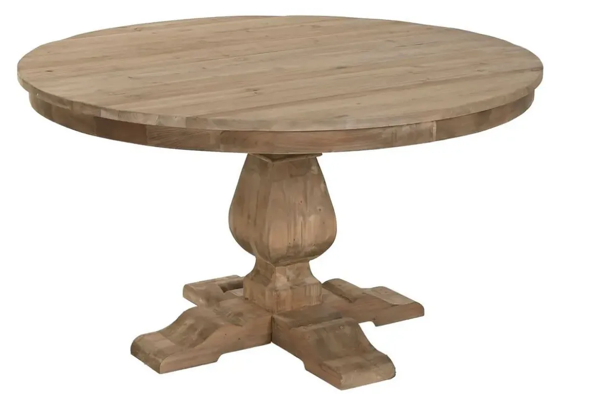 Mesa de Comedor Redonda de Madera Reciclada MB-219474