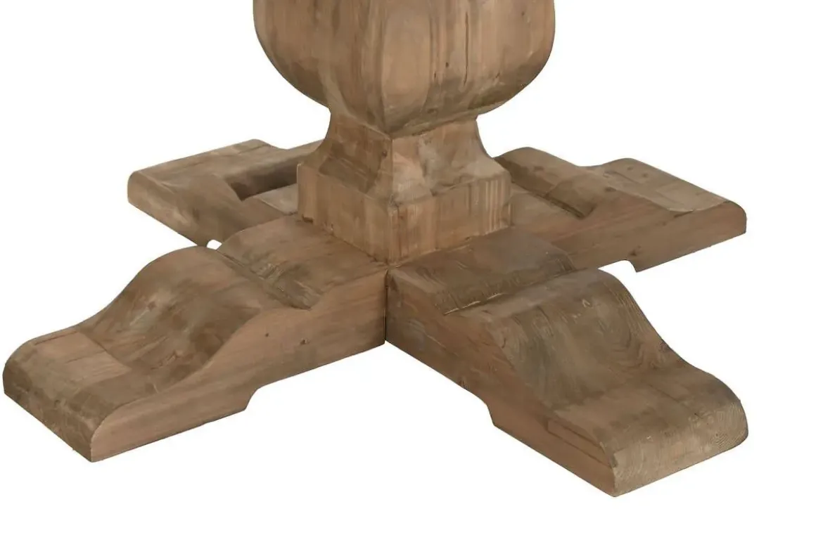 Mesa de Comedor Redonda de Madera Reciclada MB-219474