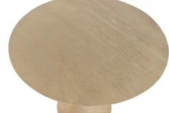 Mesa de Comedor Redonda de Madera de Mango MB-227261