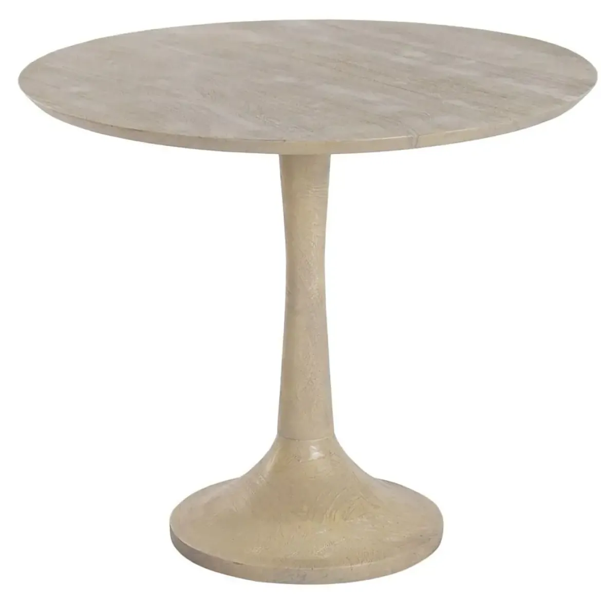 Mesa de Comedor Redonda de Madera de Mango MB-227261