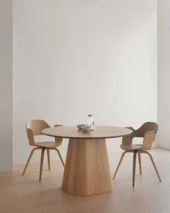 Mesa de Comedor Redonda de Madera GABAR 11422