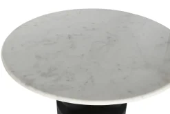 Mesa de Comedor Redonda de Mango y Mármol MB-214819