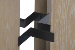 Mesa de Comedor Redonda en Madera de Fresno 135 cm MB-225990