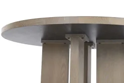 Mesa de Comedor Redonda en Madera de Fresno 135 cm MB-225990