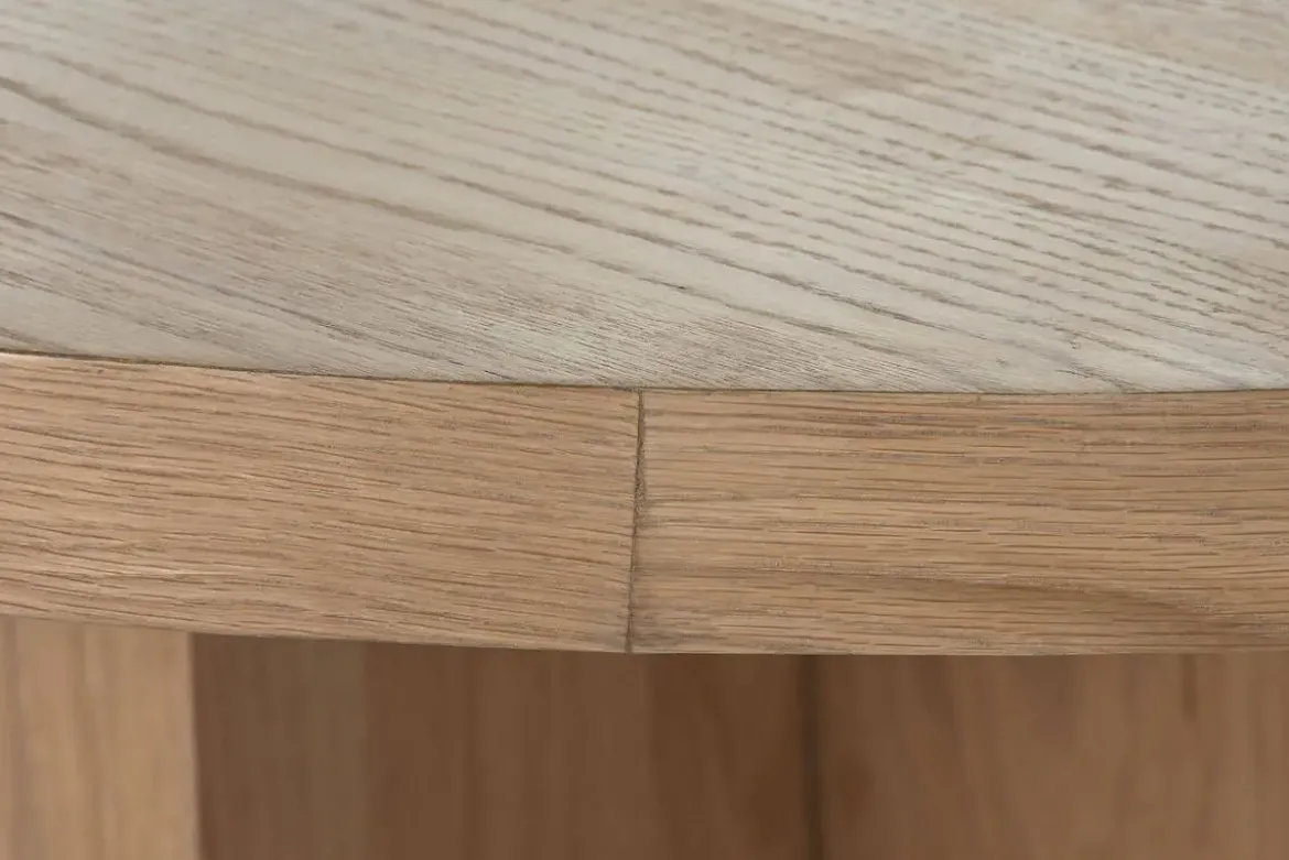 Mesa de Comedor Redonda en Roble MDF MB-211514