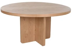Mesa de Comedor Redonda en Roble MDF MB-211514