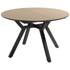 Mesa de Comedor Redonda Extensible 120 cm CANTÁBRICO