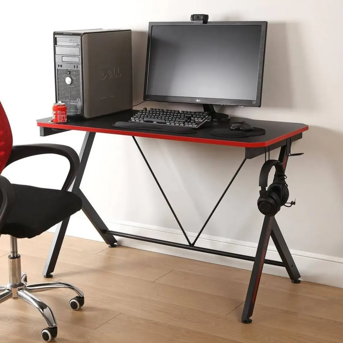 Mesa de Escritorio Gaming con Estructura Metálica PABLO