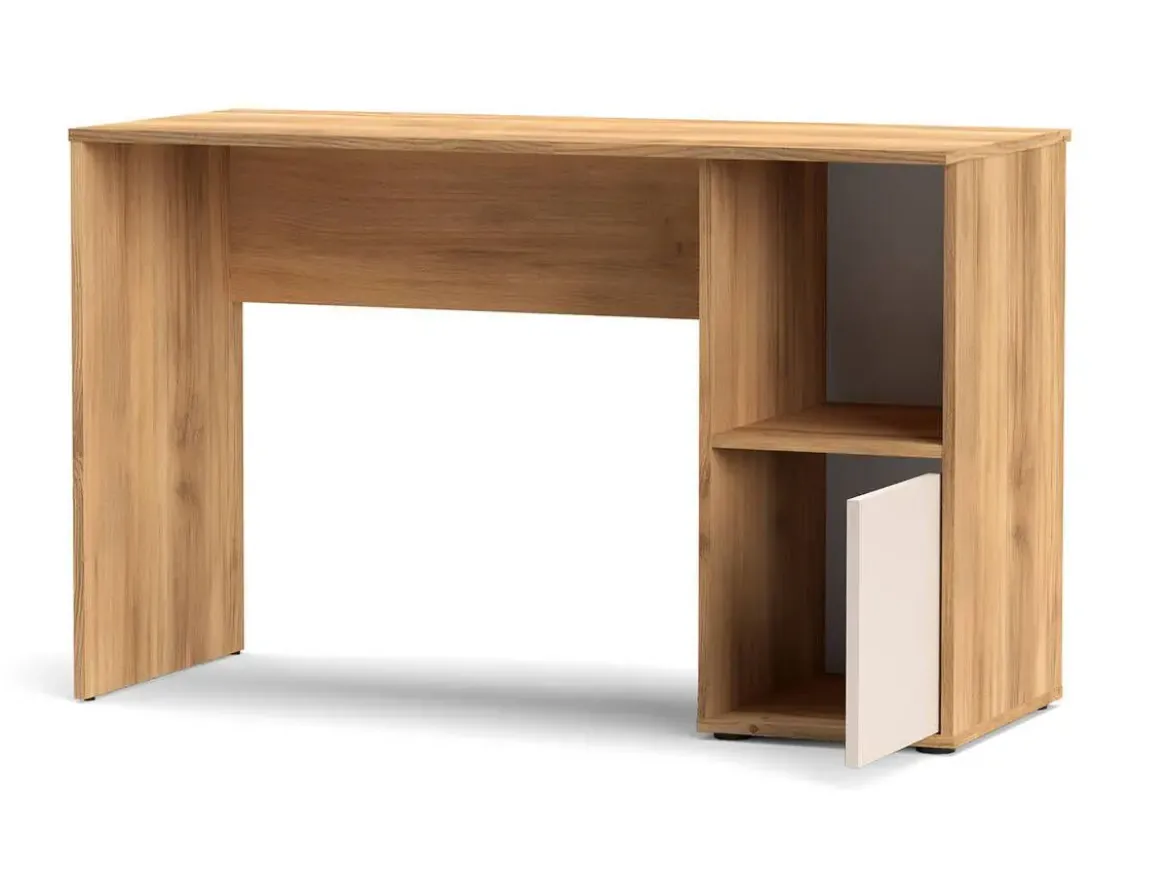 Mesa de Estudio con Puerta y Estante ELBA Acabado Mauvella-Beig A031EL08