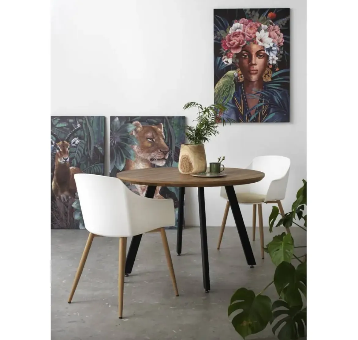 Mesa de Melamina de Madera de Roble GABAR 10309