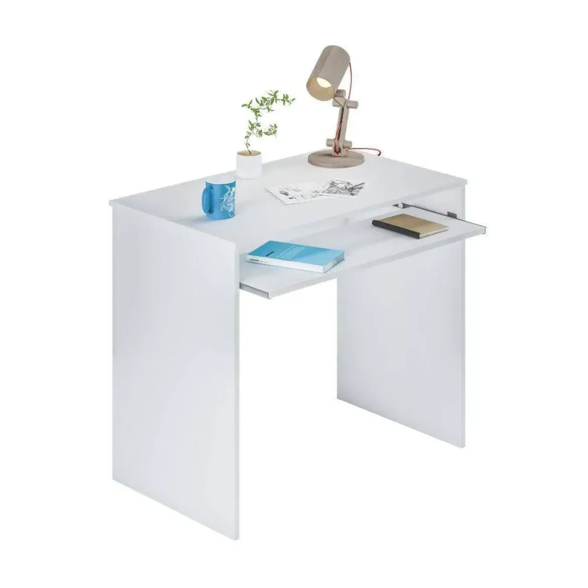Mesa de ordenador KIDS en color blanco artik 002314A