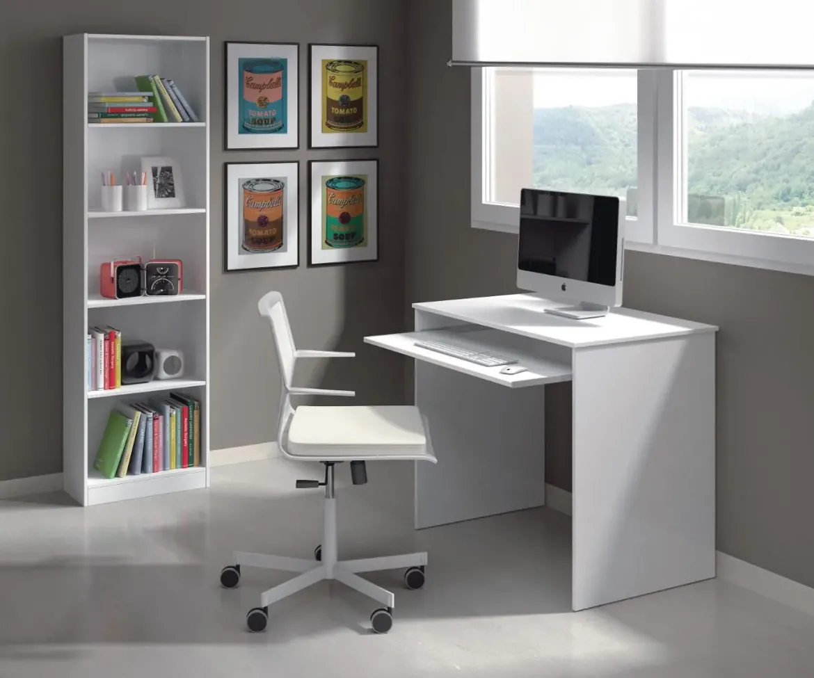 Mesa de ordenador KIDS en color blanco artik 002314A