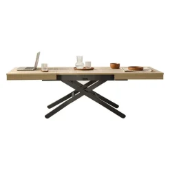 Mesa Elevable y Extensible 120x75 Tapa Melamina NOVELTY