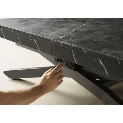 Mesa Elevable y Extensible 120x75 Tapa Melamina LONG WAY