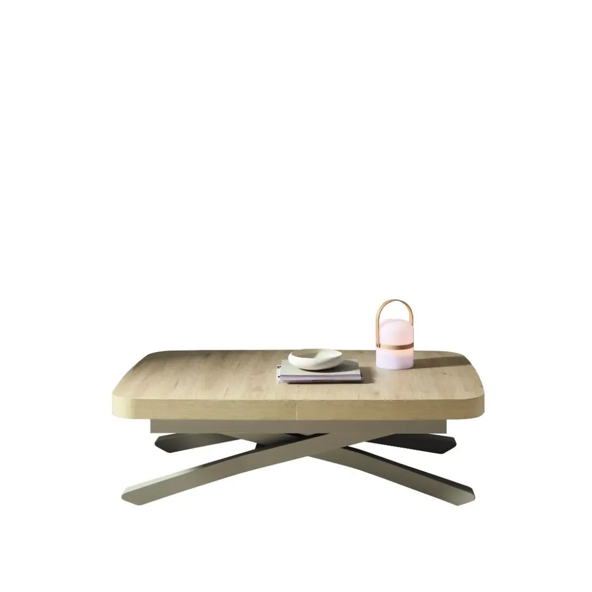 Mesa Elevable y Extensible 120x75 Tapa Melamina LONG WAY