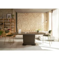 Mesa Elevable y Extensible 120x75 Tapa Melamina ELEGANT
