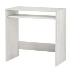 Mesa escritorio blanca de melamina con hueco de almacenaje inferior 008310Y