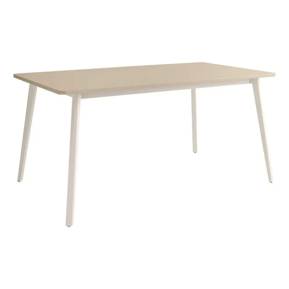 Mesa Kamba Rectangular 140 cm Estuctura Marfil BOGAL CNG052M