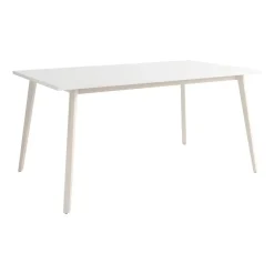 Mesa Kamba Rectangular 140 cm Estuctura Marfil BOGAL CNG052M