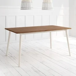 Mesa Kamba Rectangular 140 cm Estuctura Marfil BOGAL CNG052M