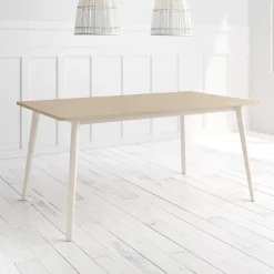 Mesa Kamba Rectangular 160 cm Estuctura Marfil BOGAL CNG053M
