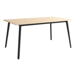 Mesa Kamba Rectangular 160 cm Estuctura Negra BOGAL CNG053N