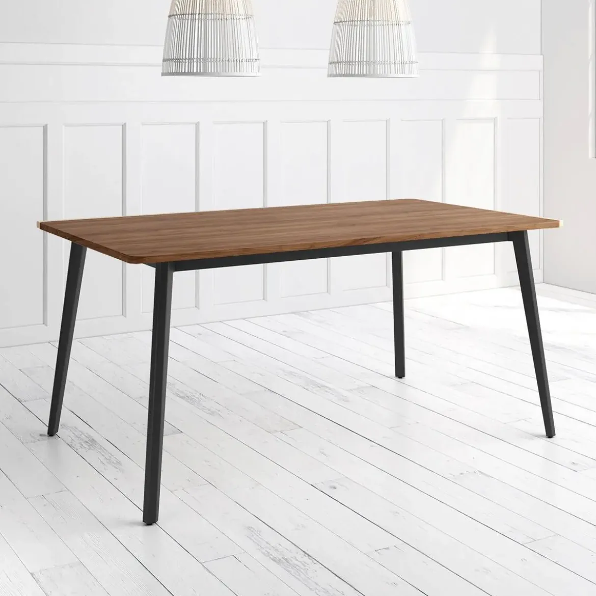 Mesa Kamba Rectangular 180 cm Estuctura Negra BOGAL CNG054N