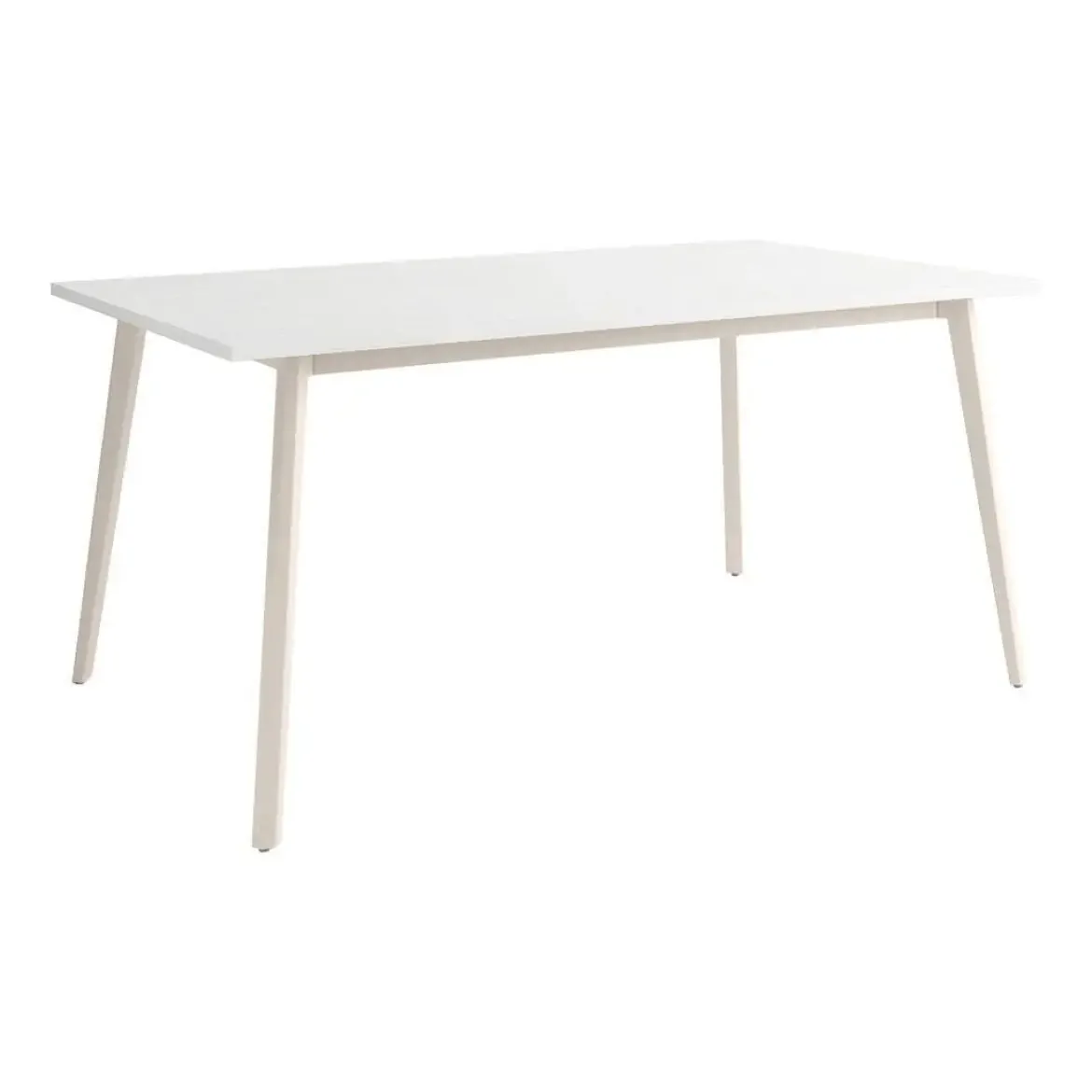 Mesa Kamba Rectangular 180 cm Estuctura Marfil BOGAL CNG054M