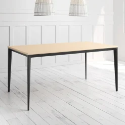 Mesa Ness Cuadrada 90 cm Estuctura Negra BOGAL CNG080N