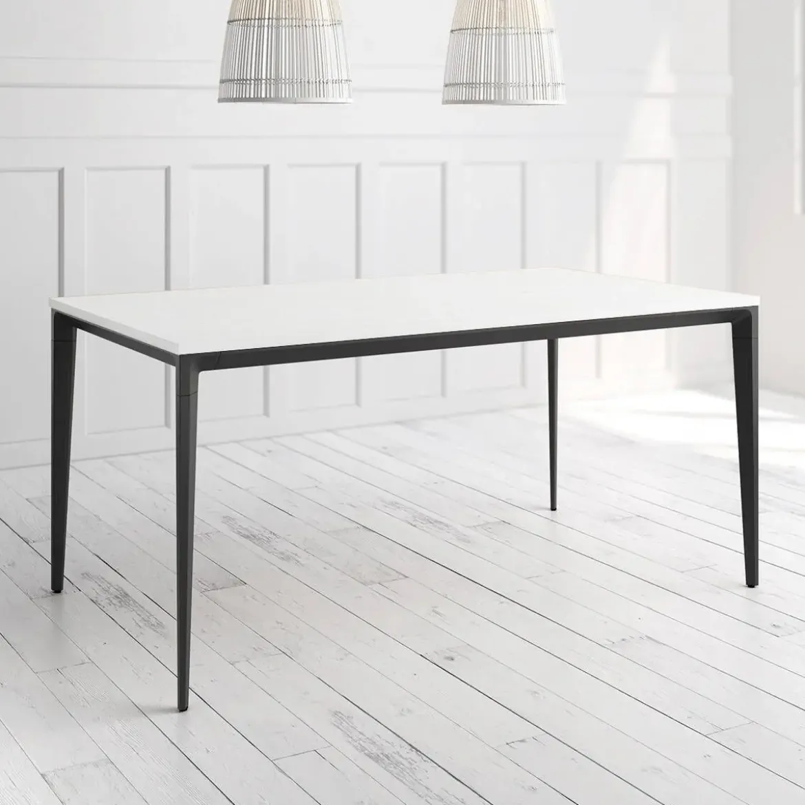 Mesa Ness Rectangular 120 cm Estuctura Negra BOGAL CNG081N