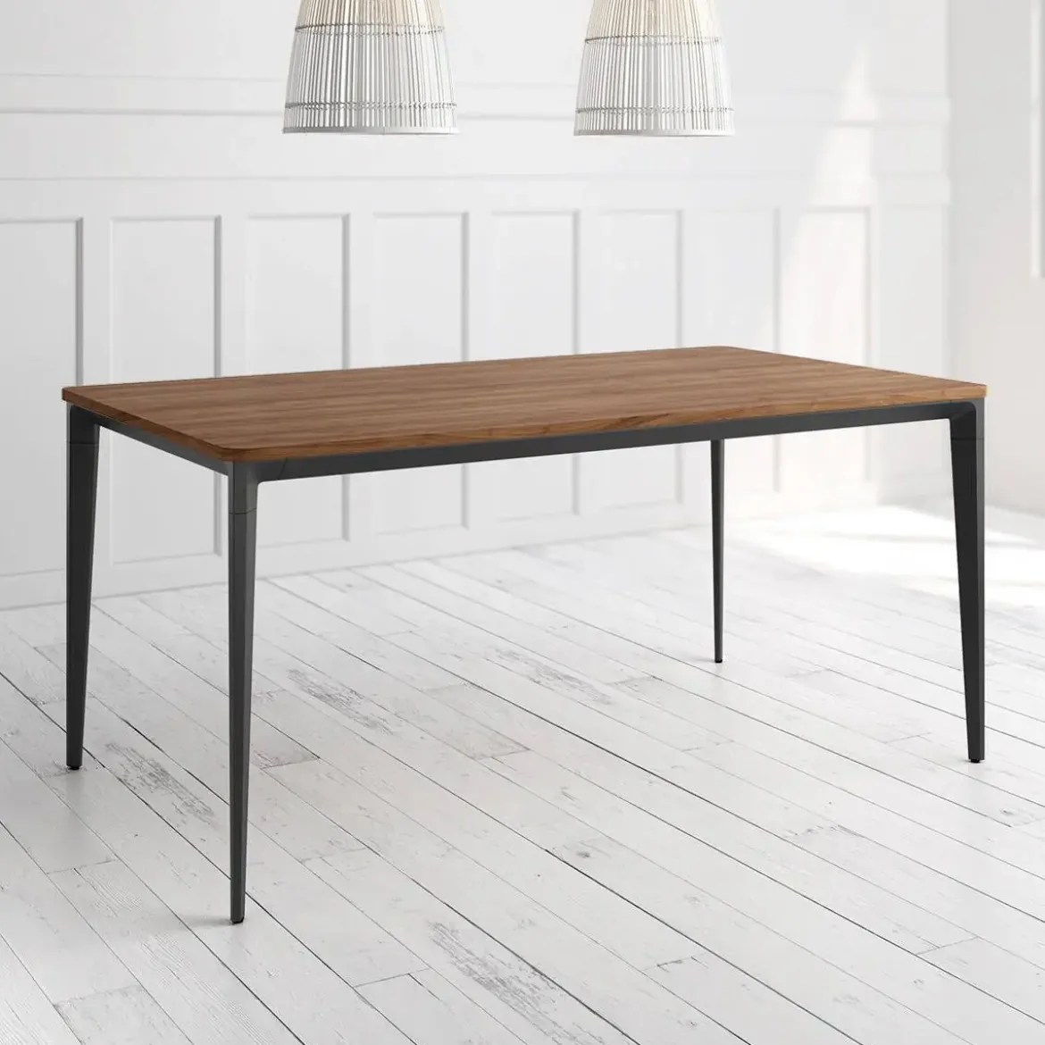 Mesa Ness Rectangular 120 cm Estuctura Negra BOGAL CNG081N