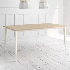Mesa Ness Rectangular 140 cm Estuctura Marfil BOGAL CNG082M