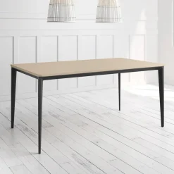 Mesa Ness Rectangular 140 cm Estuctura Negra BOGAL CNG082N