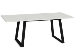 Mesa Rectangular Extensible 140x90 cm con Patas Metálicas Trapecio M800