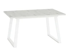 Mesa Rectangular Extensible 140x90 cm con Patas Metálicas Trapecio M800
