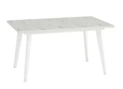 Mesa Rectangular Fija 140x90 cm con Patas Metálicas Inclinadas M812
