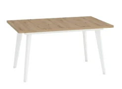 Mesa Rectangular Fija 140x90 cm con Patas Metálicas Inclinadas M812