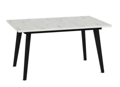 Mesa Rectangular Fija 140x90 cm con Patas Metálicas Inclinadas M812