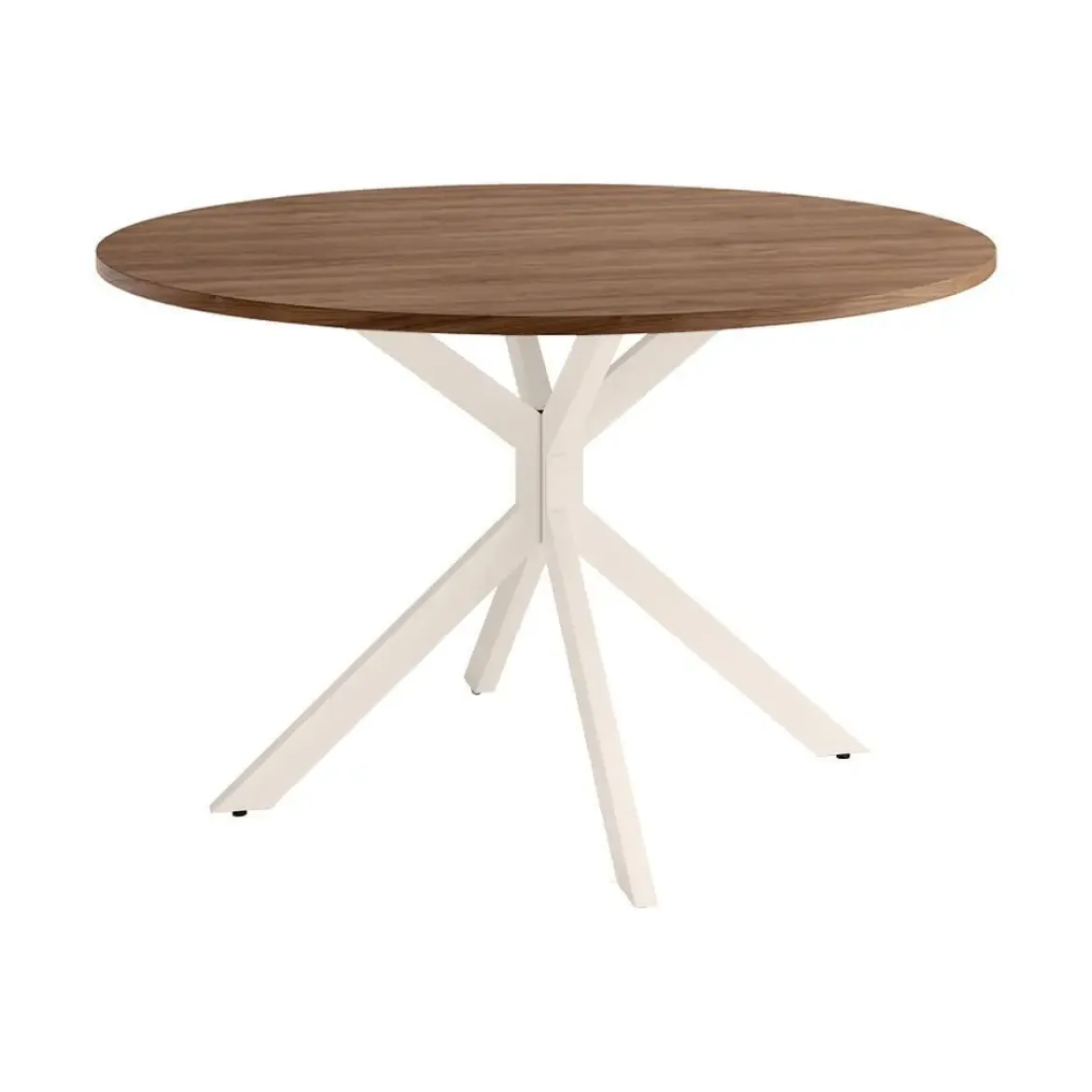 Mesa Wako Circular 100 cm Estuctura Marfil BOGAL CNG050M